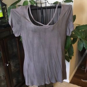 Rhinestone accented top